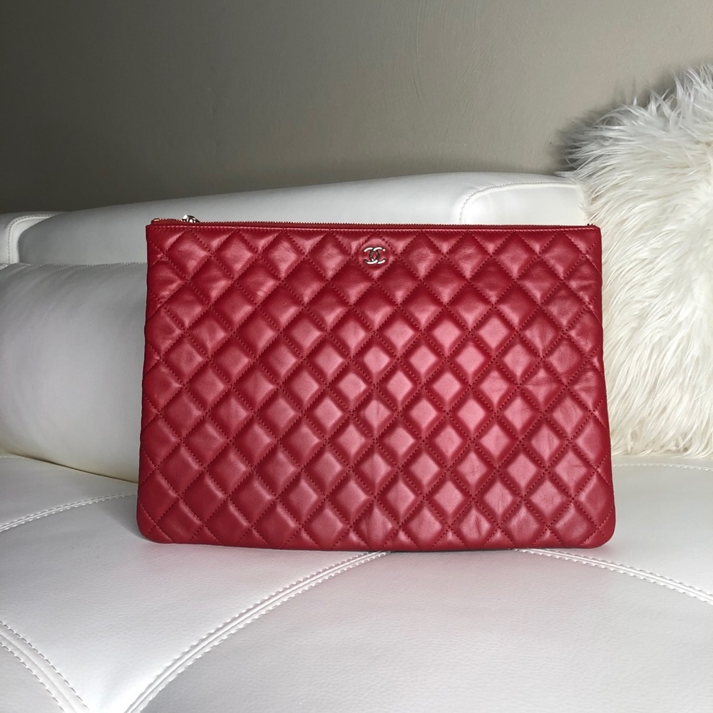 Chanel Quilted O-CASE POUCH